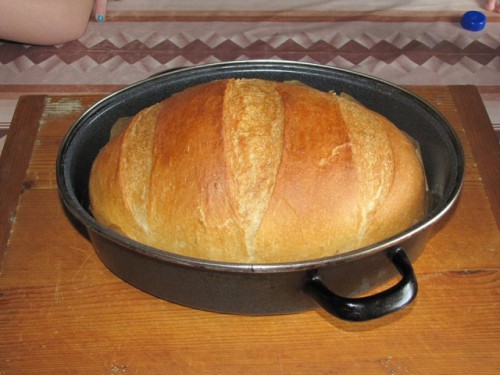 Házi kenyér "öreg tésztával".